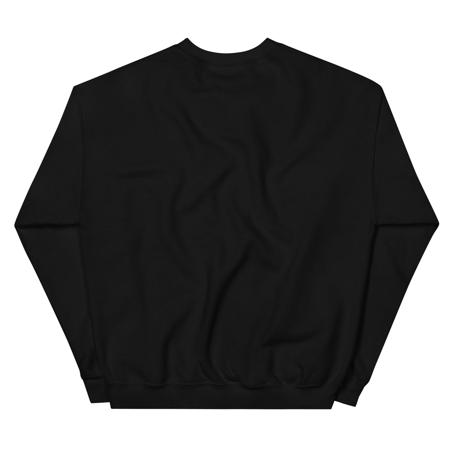 The First Responder Tshirt Company original black sweatshirt for emergency, fire, professionals. back facing sweatshirt